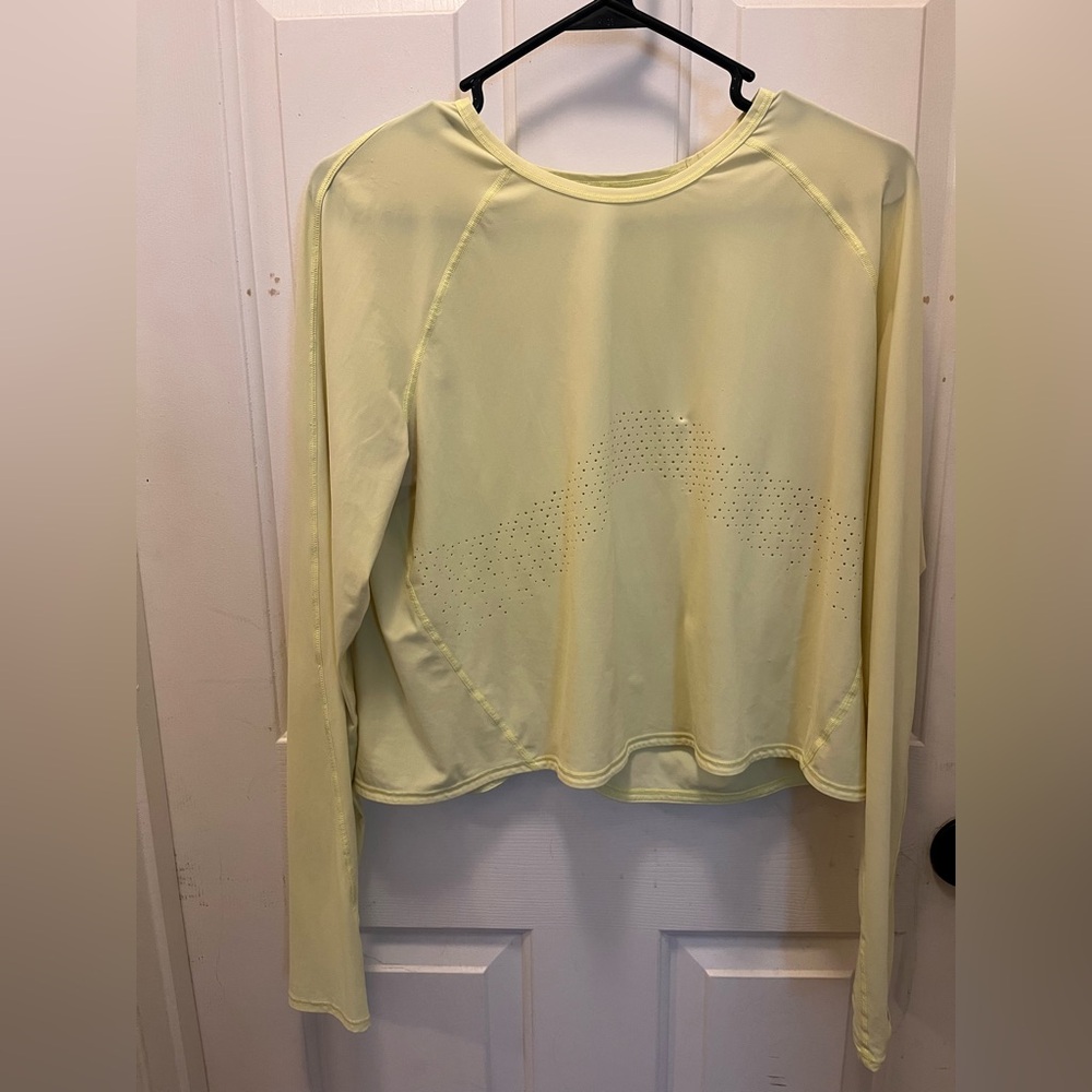 🍋 VGUC Lululemon Strong Rays Long Sleeve - Florid Flash - Sz 10